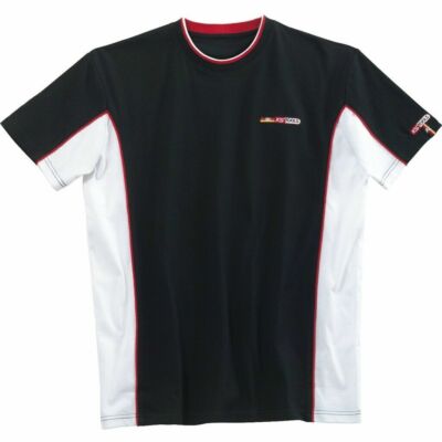 KS Tools T-Shirt Weiß-Schwarz, S, 100% Baumwolle 