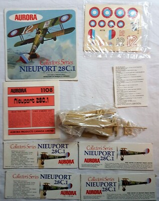 Aurora Collector's Series 1108 Nieuport 28C.1  1:48 Neu OHNE Original Box