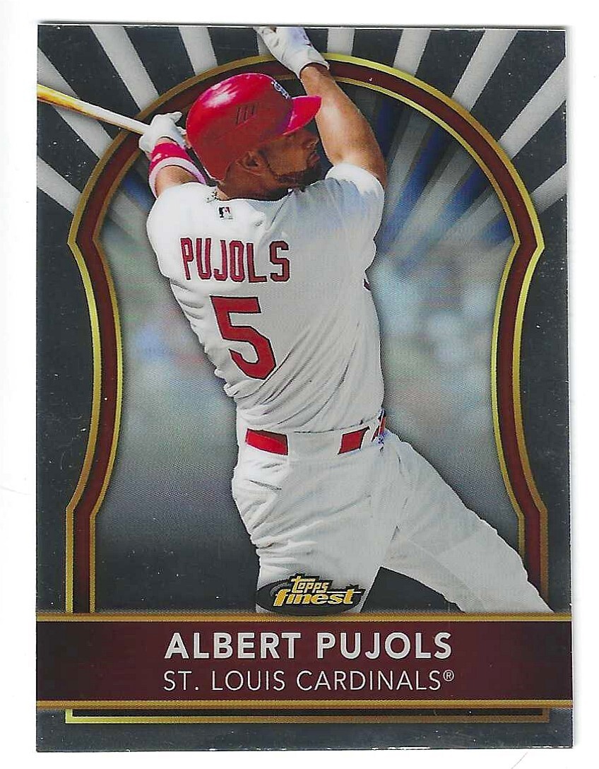 2011 Topps Finest Albert Pujols #25