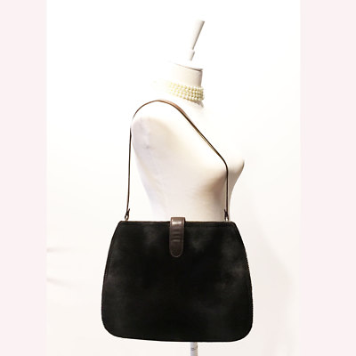 Escada | Large Exotic Pony Hair / Leather / Suede Shoulder Bag 