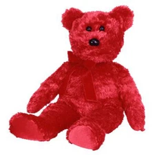 TY Beanie Buddy - SIZZLE the Bear (13.5 inch) - MWMT's