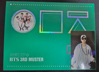 BTS ジミン JIMIN DVD muster ARMY.ZIP 3rdトレカ BTS 3rd Muster Army Zip + Official DVD Full Set 3 Disc JIMIN Photo