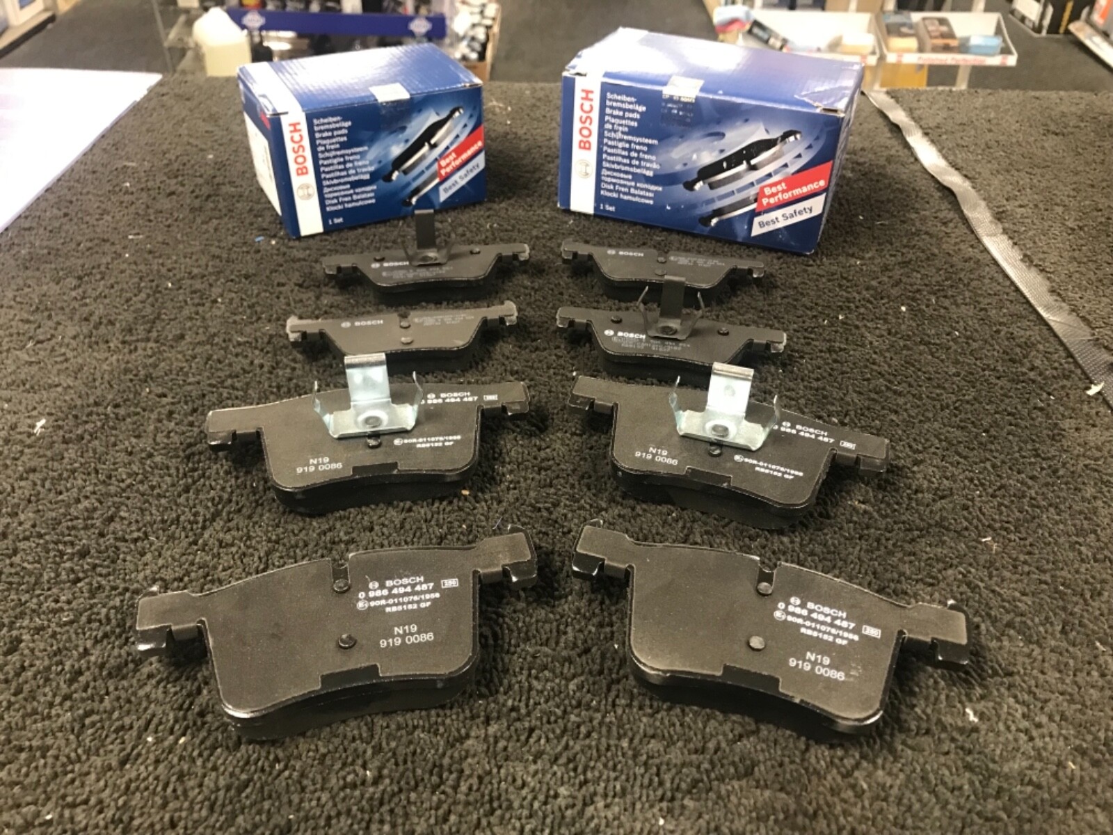 New BMW 3 Series F30 320d SPORT Genuine Bosch front and Rear Brake Pads ...