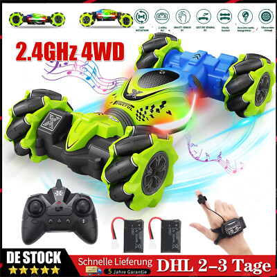 4WD Deformable RC Stunt Car 360° Geste Fernbedienung Off Road Spielzeug Car DHL
