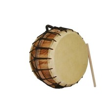 Samulnori Drum SAMULBUK Korean Barrel Drum 30x30x27cm