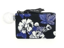 Vera Bradley Frosted Floral Cotton Zip Id Case NWT