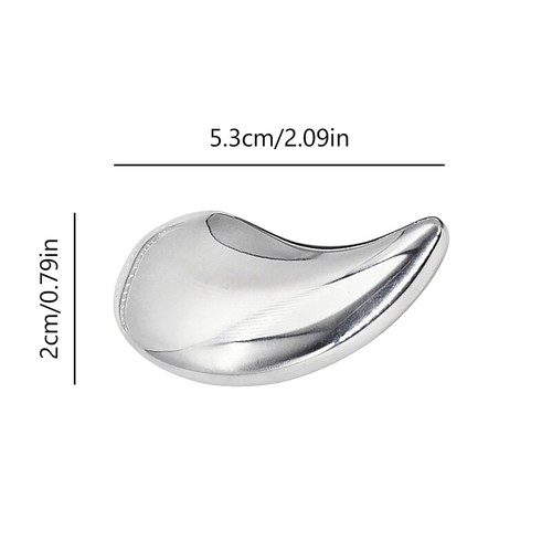 1pair Cooling Eye Pad Stainless Steel Eye Mask Ice/Hot Eye Patches For Puffy -jy - Picture 3 of 12