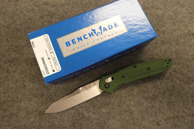 Benchmade 940 Osborne AXIS Lock Knife Green 3.4'' Satin S30V Authorized Dealer