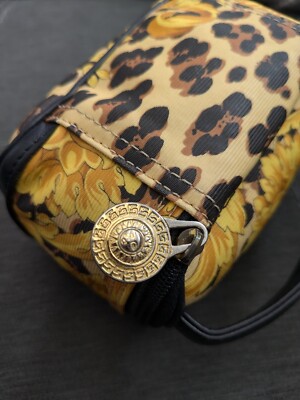 Rare Auth 90's Gianni Versace Baroque Tiny Handbag Pouch | eBay