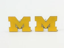 University of Michigan Cufflinks U of M--Custom College Wolverines Ann Arbor