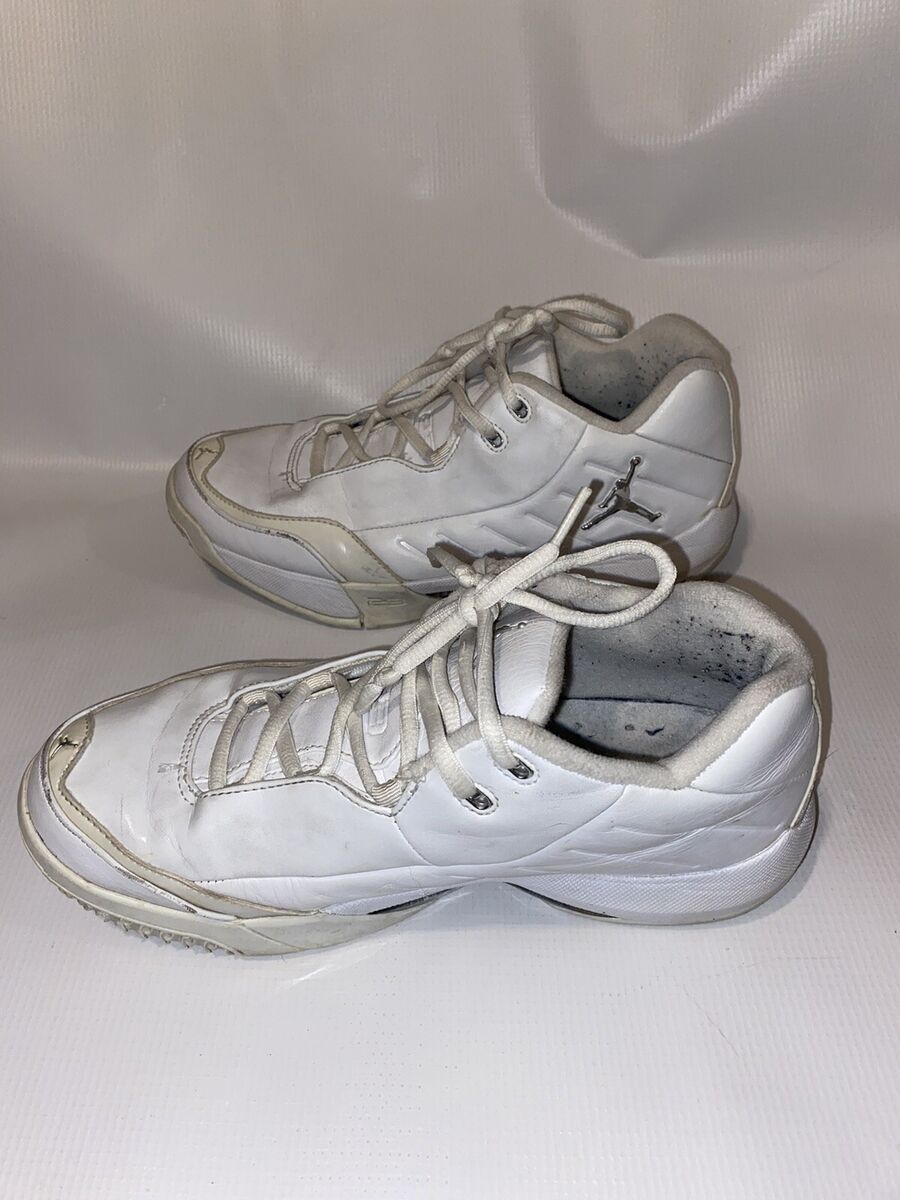 NIKE JORDAN 23 315276-109 SIZE 7.5 WHITE SILVER JUMP MAN NIKE JORDAN 23 315276-109 SIZE 7.5 WHITE SILVER JUMP MAN