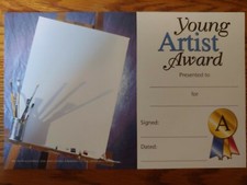 School Supplies - 25 "Young Artist Awards" Art History Classroom Encouragement