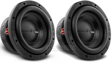 Par DS18 Elite-Z 8" 900 vatios doble bobina de voz de 4 ohmios DVC subwoofer coche sub ZR8.4D