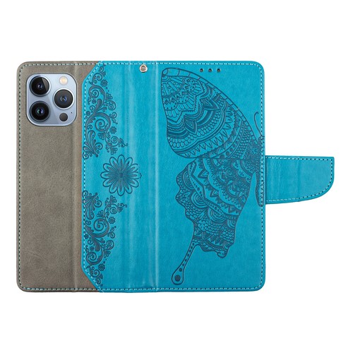 Case for iPhone 14 13 12 11 XS Pro Max XR Plus Leather Wallet Butterfly Pattern - Picture 35 of 57
