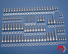 Bbc Big Block Chevy Stainless Bolt Kit 396-454 W Short Water Pump 400 427 454