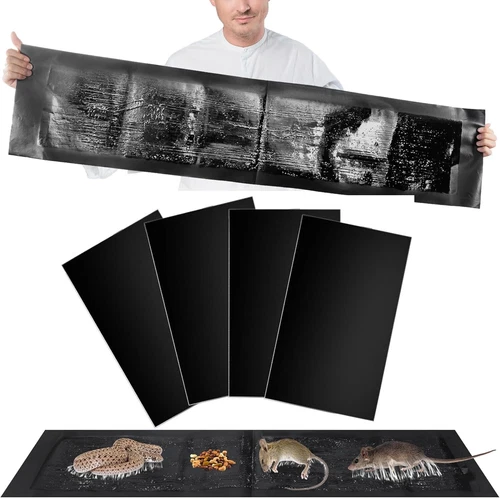 4 Pack Mouse Glue Traps 24 x 11inch Anti Slip Rat Snake Rodent Sticky Pads Pet - product listing photo