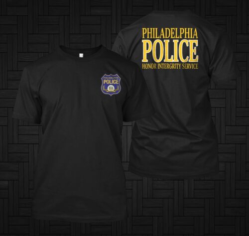 Philadelphia Police Department - maßgeschneidertes T-Shirt vorne und hinten - Bild 1 von 4