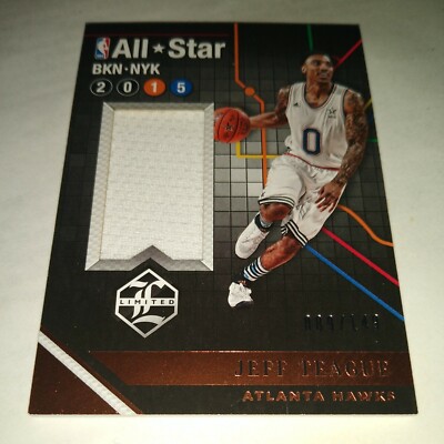 JEFF TEAGUE 2015 LIMITED ALL STAR JERSEY 89/149 HAWKS WAKE FOREST