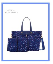 MARC BY MARC JACOBS ELIZA BABY DIAPER BAG W/PAD BLUE DEPTHS M0005547 NWT 348