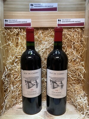 2 Fl. Chateau Roc de Cambes Cotes de Bourg 1998 mit 0,75ltr.