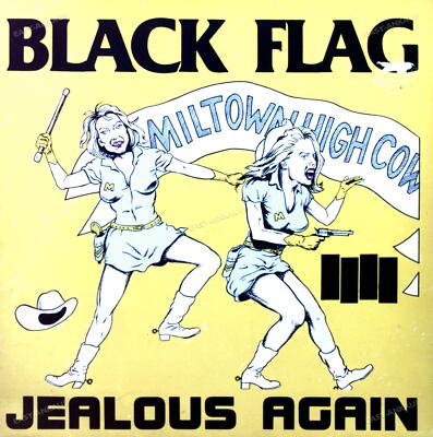 Black Flag - Jealous Again NL Maxi 1982 (VG/VG-) ´