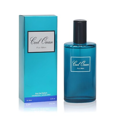 COOL OCEAN FOR MEN Secret Plus Eau de Parfum Cologne Perfume 3.4oz