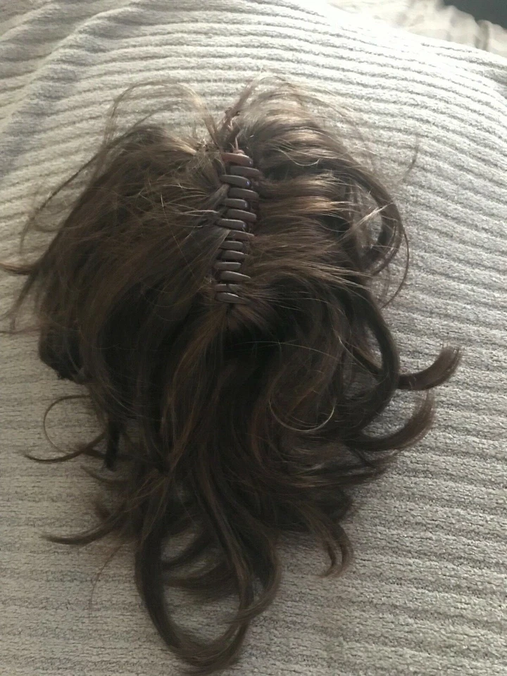 Cola de Caballo Garra Reversible Elegante y Flippy Chocolate Marrón Nuevo en Caja  Foto 3 de 4