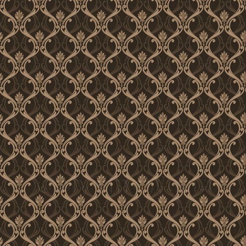 Miniatura per Casa Delle Bambole Marrone Classico Carta da Parati Design - Foto 1 di 4
