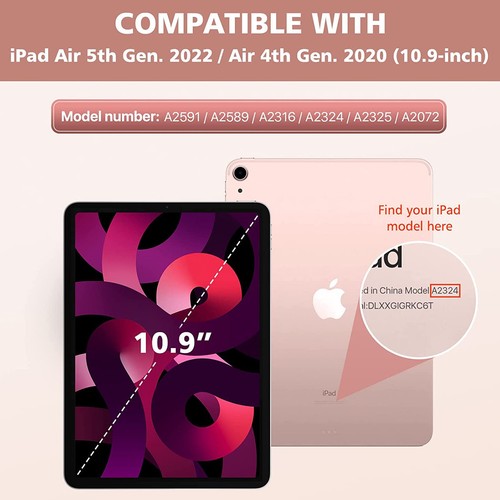 Rugged Hybrid Armor Case with Multi-Functional Kickstand for iPad Air (5th and - 第 3/9 張圖片