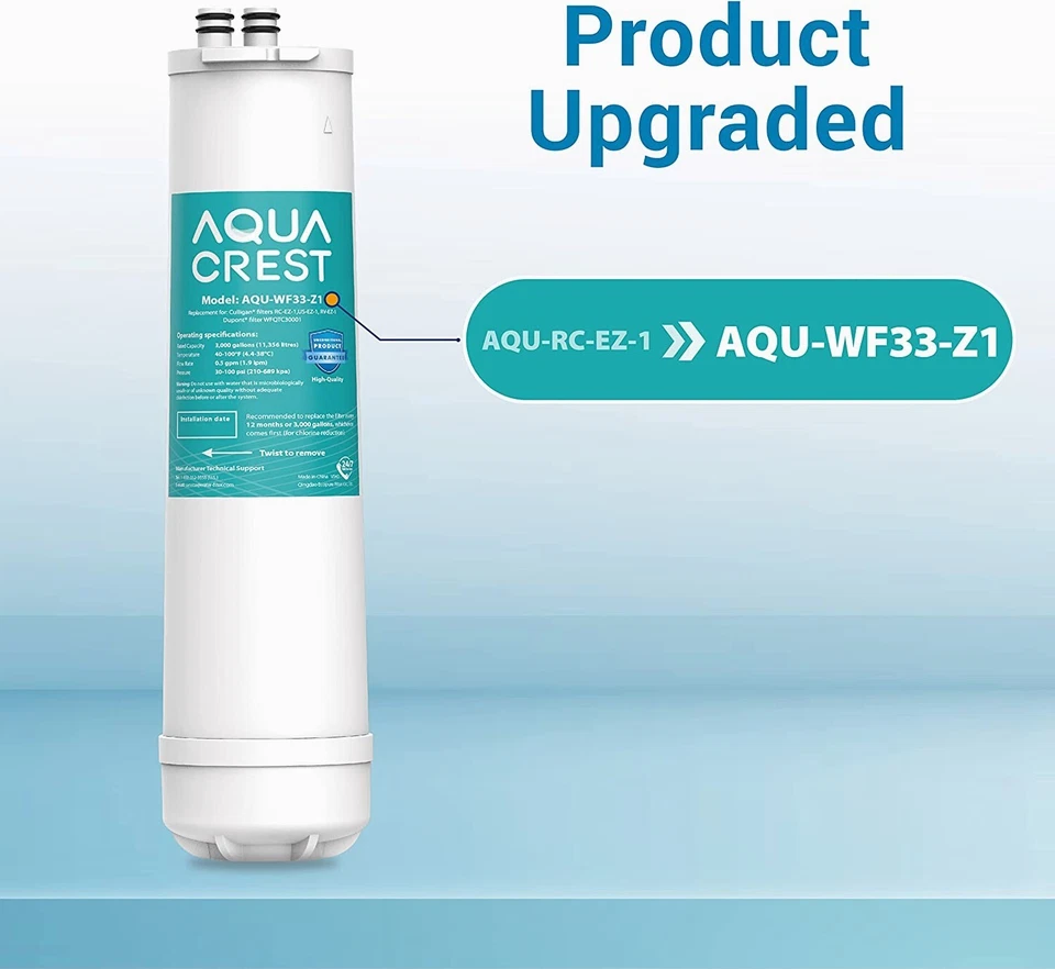 AQUA CREST RC 1 EZ-Change Premium Water Filtration Replacement Cartridge,2 Packs - Image 2 of 4