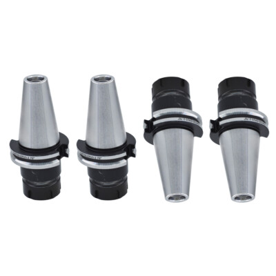 4×CAT40 ER25 Collet Chuck W. 2.76'' Gage Length 4 Chucks Tool Holder Set