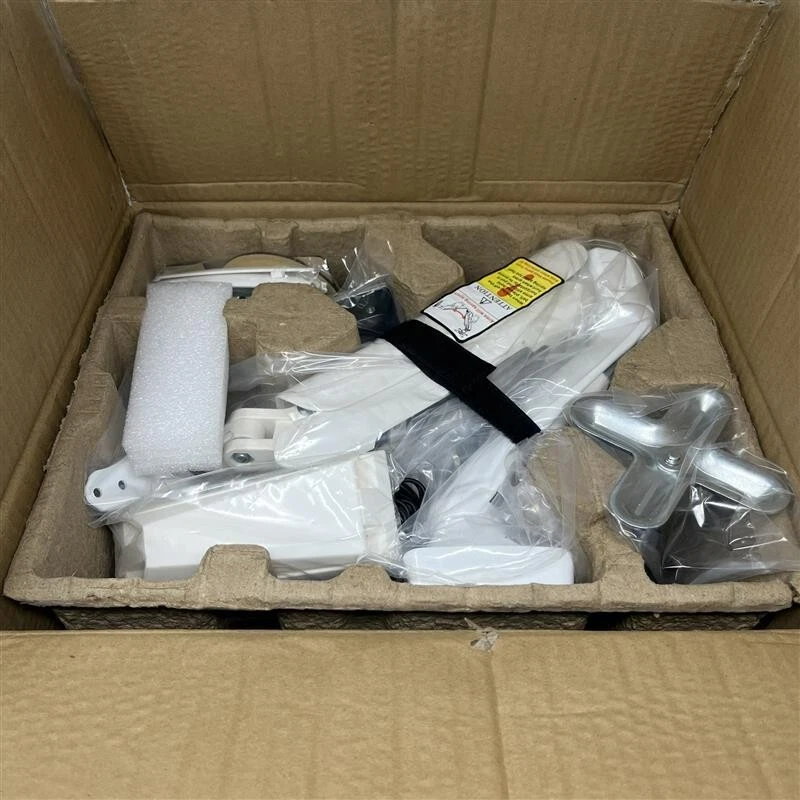 Bestar Universel Dual Monitor Arm with Pistons - White - AK-MA01D-17 - Image 4 of 4