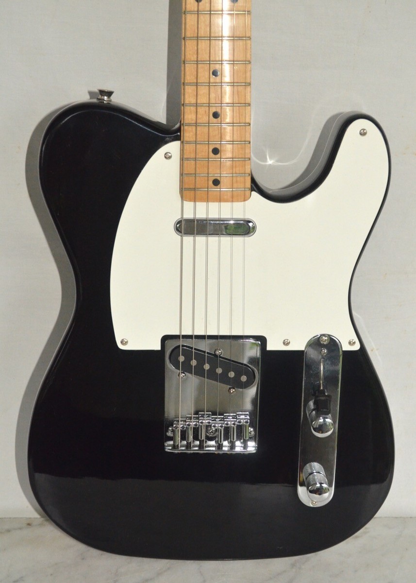 Vintage SQUIER TELECASTER by Fender Classic Black & White Electric Guitar Vintage SQUIER TELECASTER by Fender Classic Black & White Electric Guitar