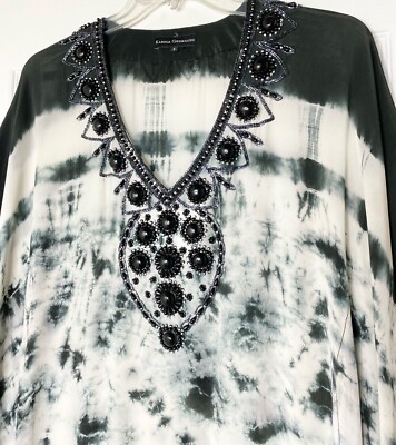 karina grimaldi beaded dress KARINA GRIMALDI CHLOE BEADED T – Effie's Inc main image 0
