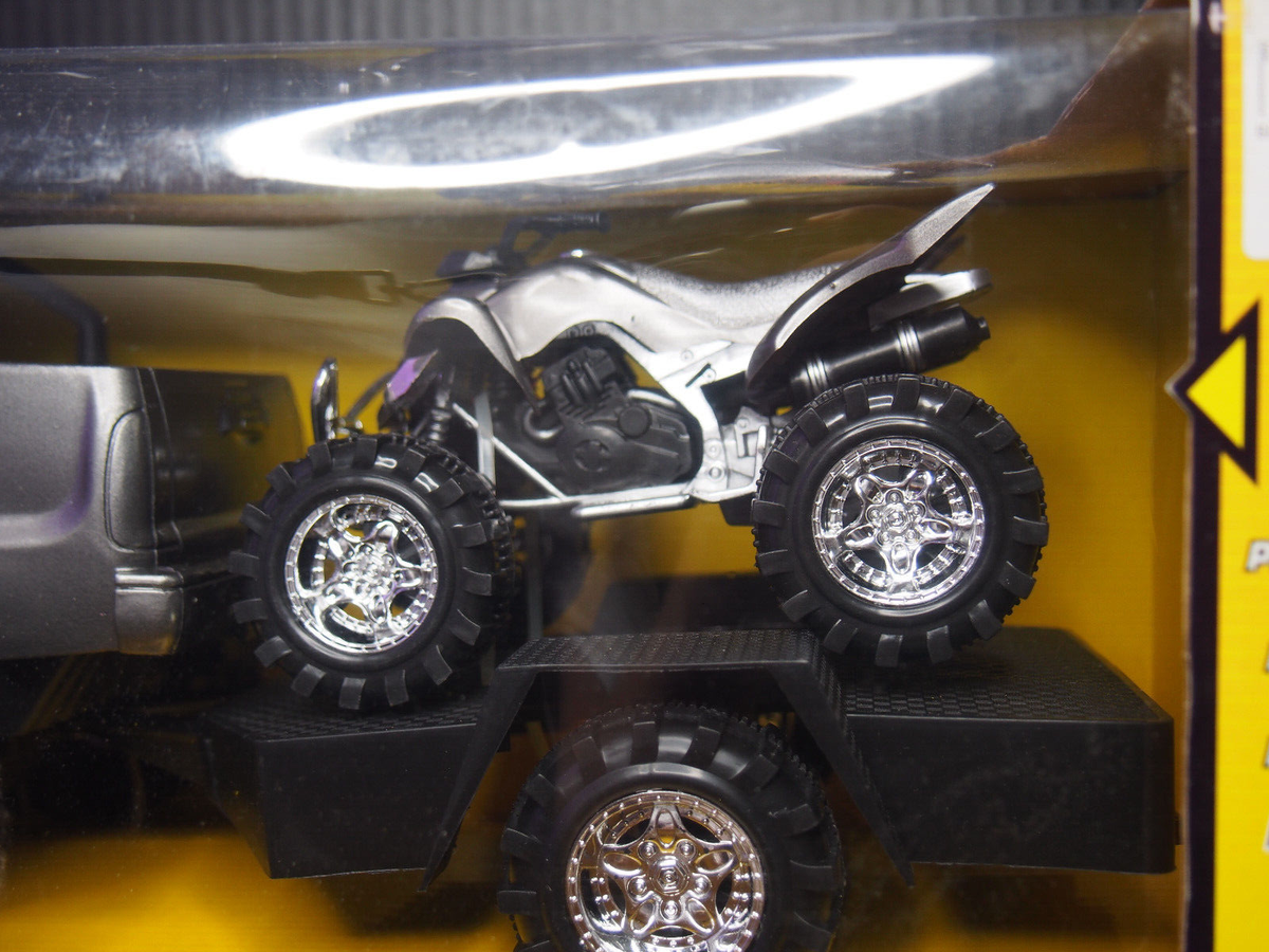 Toyota Hilux w Atv & Trailer Off Road truck, ATV has lights and