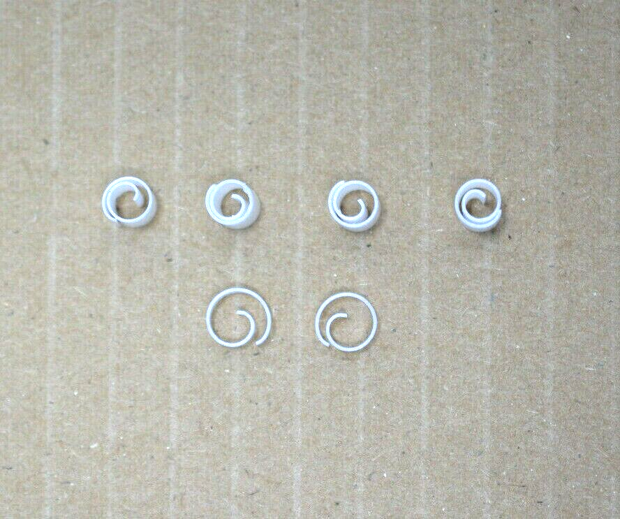 (Set Of 6) Holley Vacuum Secondary Nylon Throttle Shaft Plate Bushings