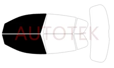 PreCut Film Front Two Door Windows Any Tint Shade For Saturn Astra 4 door Hatch