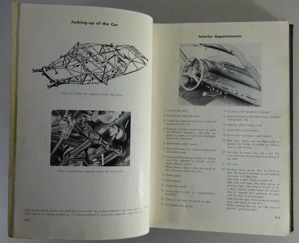 Manual de Taller Manual Mercedes Benz W 198 Tipo 300 Sl Gullwing 8/1956 - Imagen 4 de 4
