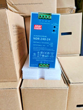 1PC-Mean Well NDR-240-24 Single Output Industrial DIN RAIL Power Supply 240W-NEW
