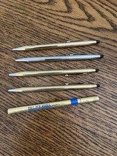 Lot 3 Vintage Cross Ballpoint Pens 1 Pencil 1 Ball Pen Refill 1980s  90s USA Made