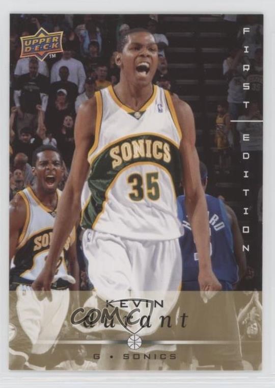 2008-09 Upper Deck First Edition Gold Kevin Durant #177 0ps8