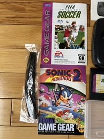 Sega Game Gear New Capacitors, 3 Games, Carrying Case, Tested