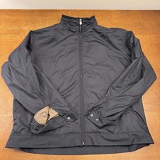Peter Millar Jacket Mens 2XL Black Full Zip S...
