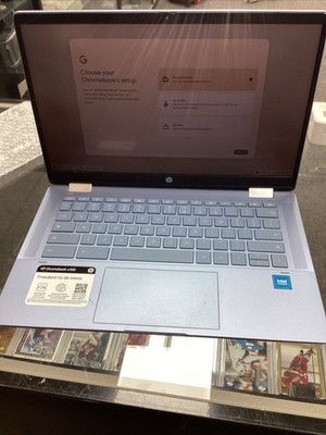 USED HEWLETT PACKARD CHROMEBOOK X360 TOUCHSCREEN LAPTOP 64GB EMMC 4G (QUI003529)