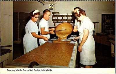 Maple Grove Nut Fudge Postcard