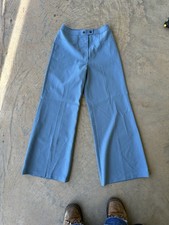 Vintage 70s Sears Jr Bazzar Women's Polyester Bell Bottom Pants 28 X 30
