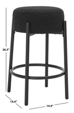 Safavieh PAISLEIGH METAL COUNTER STOOL, Reduced Price 2172769094 SFV5032B