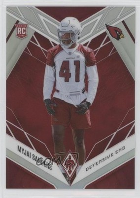 2022 Panini Phoenix Rookies Red 20/250 Myjai Sanders #187 Rookie RC 2a9