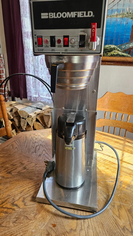Cafetera tetera cafetera Bloomfield de 3 galones 8781BC 240V cocina industrial Foto 2 de 4