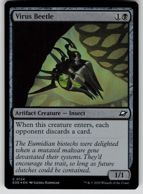 Virus Beetle Foil C Edge of Eternities 124 NM